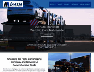 aa-auto.com screenshot