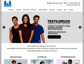 aa-textildruck.de screenshot