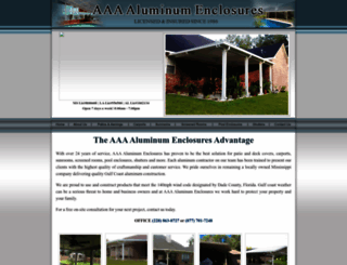 aaaaluminumenclosures.com screenshot