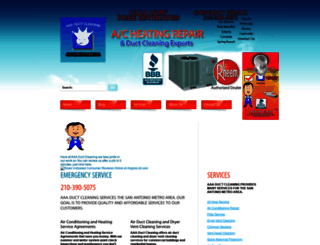 aaaductcleaning.com screenshot