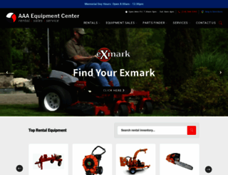 aaaequipmentcenter.com screenshot