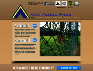 aaafencepros.com screenshot