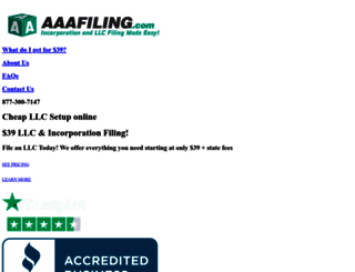 aaafiling.com screenshot
