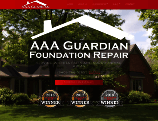 aaaguardianfoundationrepair.com screenshot
