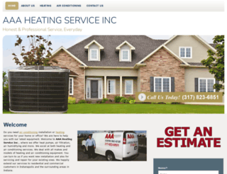 aaaheatingservice.com screenshot