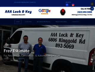 aaalockandkeychattanooga.com screenshot