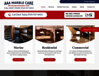 aaamarblecare.com screenshot