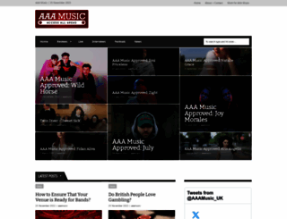 aaamusic.co.uk screenshot