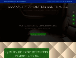 aaaqualityupholstery.com screenshot