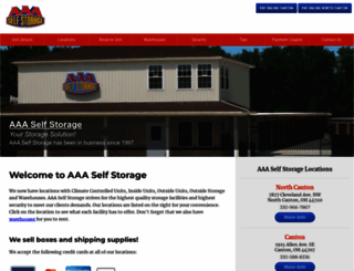 aaaselfstorage.com screenshot