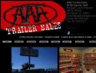aaatrailersales.com screenshot