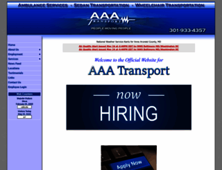 aaatransport.net screenshot