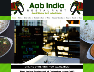 aabindiarestaurants.com screenshot
