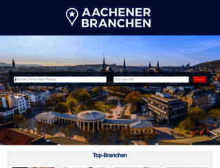 aachenerbranchen.de screenshot