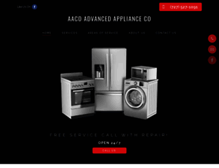 aaco-advancedapplianceco.com screenshot