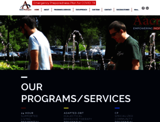 aacreshumanservices.com screenshot