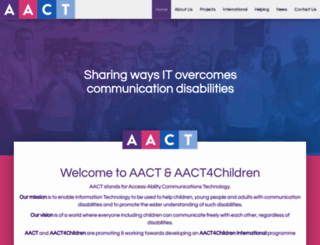 aact.org.uk screenshot