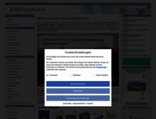 aad-fondsdiscount.de screenshot