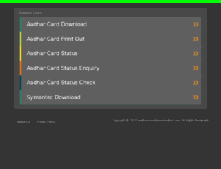aadhaarcarddownloadlink.com screenshot