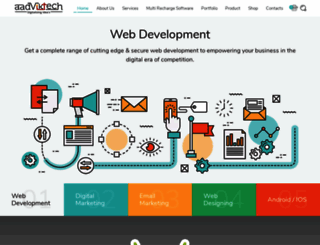 aadviktech.com screenshot