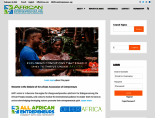 aaeafrica.org screenshot