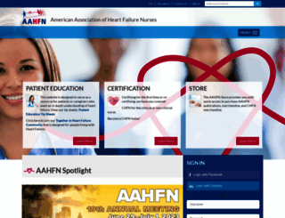 aahfn.org screenshot