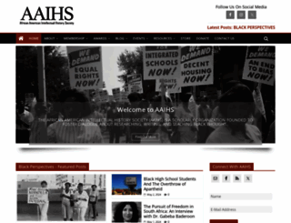 aaihs.org screenshot