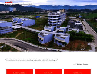 aakritiarchitects.com screenshot