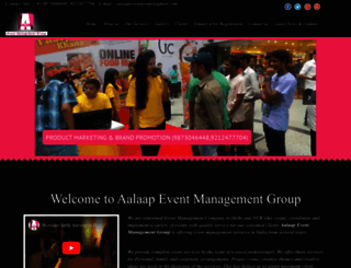 aalaapeventgroup.com screenshot