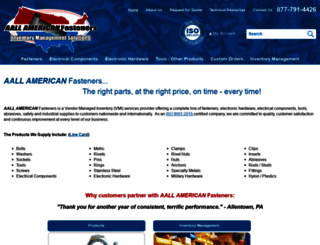 aallamericanfasteners.com screenshot