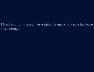 aalpha.com screenshot