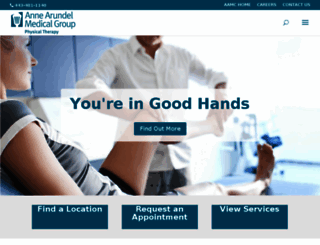 aamgphysicaltherapy.com screenshot