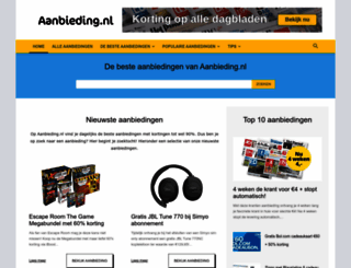 aanbieding.nl screenshot