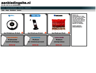 aanbiedingsite.nl screenshot