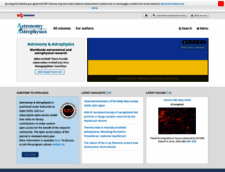 aanda.org screenshot
