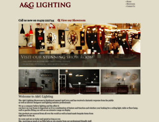 aandglighting.co.uk screenshot