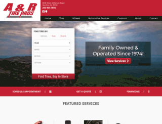 aandrtirepros.com screenshot