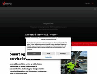 aanestad-service.no screenshot