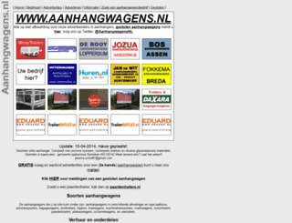 aanhangwagens.nl screenshot