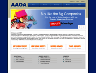 aaoamerica.org screenshot