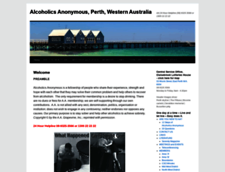 aaperthwa.org screenshot