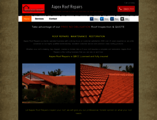 aapexroofrepairs.com screenshot