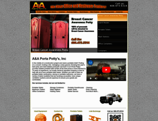 aaportapottys.com screenshot