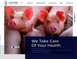 aarambhlifescience.com screenshot