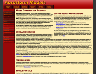 aardstorm-models.com screenshot
