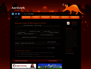 aardvark-creative.com screenshot