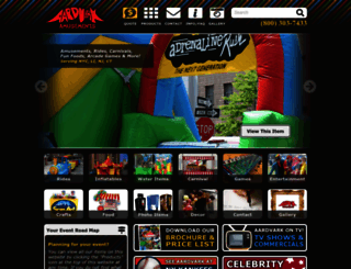 aardvarkamusements.com screenshot