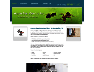 aarenpestcontrol.com screenshot