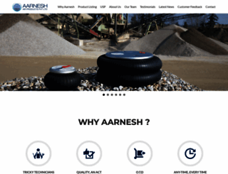 aarneshairproduct.com screenshot