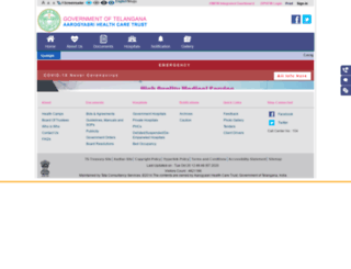 aarogyasri.telangana.gov.in screenshot